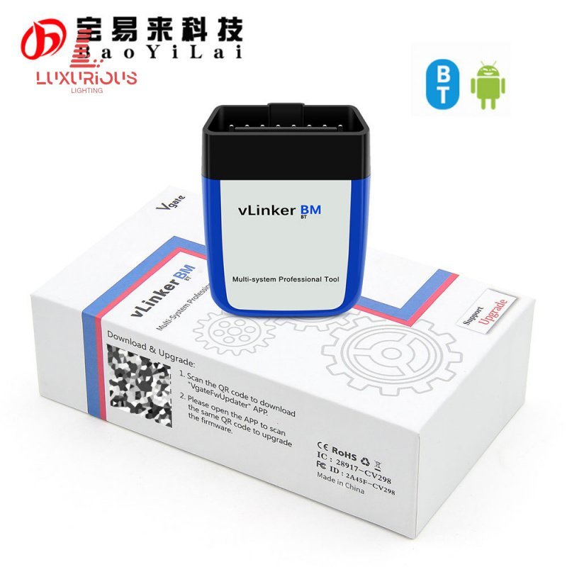 vLinker BM for BMW bimmercode BMW บลูทูธ3.0 เครื่องมือวินิจฉัยรถยนต์ Android QUCK