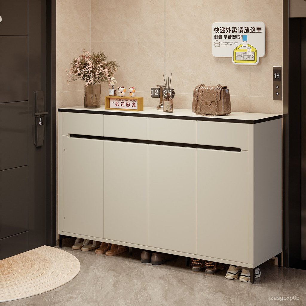 ตู้เก็บรองเท้าสำหรับทางเข้าบ้านใช้ภายใน2025ตู้เก็บของหลายชั้นขนาดใหญ่แบบใหม่ ตู้เก็บรองเท้าติดผนังสำ