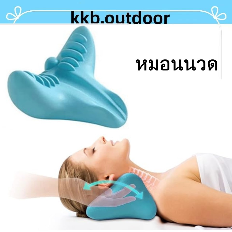 🚀ประเทศไทย🚀 หมอนนวด เครื่องนวดคอ นวด คอ นวดผ่อนคลาย ไมเกรน บรรเทาอาการปวด