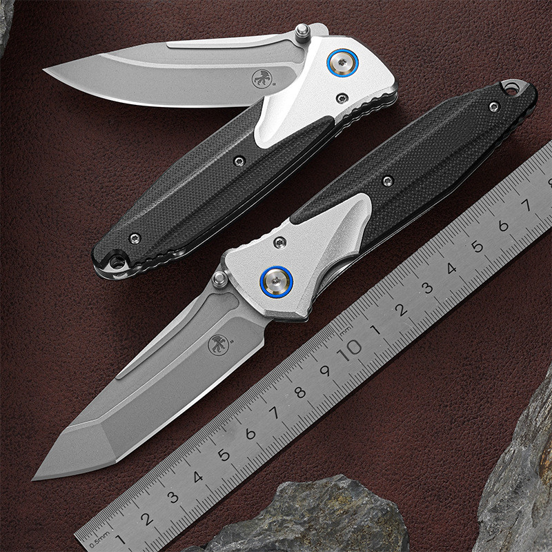 Folding Knife G10Handle EDC Pocket Knife Portable Outdoor Knife Multi-Functional Small Knife Camping