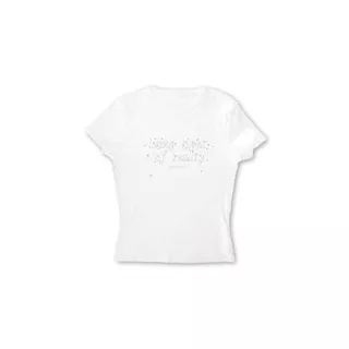 moodymolly เสื้อยืดรัดรูป สีพื้น slimfit รุ่น losing sight tee