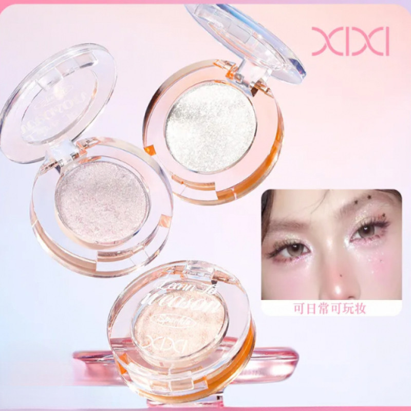 Perfect girl-XIXI # Xixi Silver Moon Highlight Powder Pearl Blink Korean Style Facial Brightening