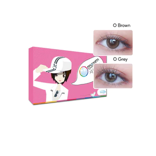 Maxim Colors Sweet Eyes สี O Brown รายเดือน คอนแทคเลนส์สี แม็กซิม จำนวน/กล่อง 2 ชิ้น