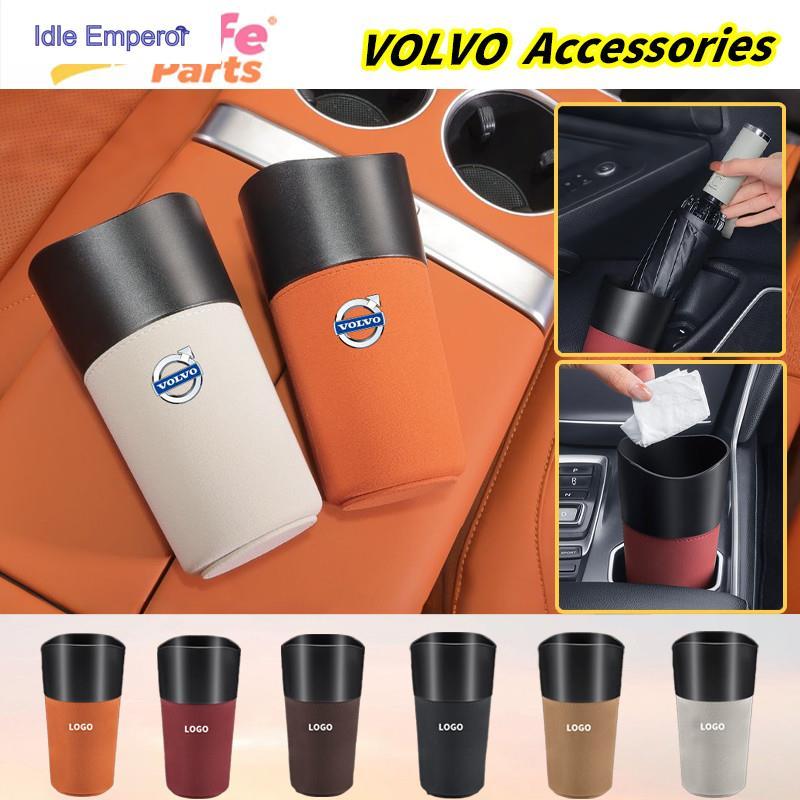 VOLVO S60 ถังขยะรถยนต์ EX30 ที่วางแก้วในรถยนต์ EX40 ถังเก็บรถ EC40 อุปกรณ์ตกแต่งภายในรถยนต์ S60 ที่ว