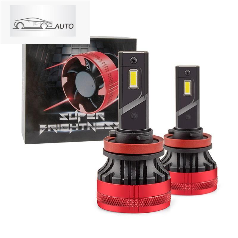 ไฟหน้า H7 Led Canbus 20000LM F5 110W H1 H4 ความสว่างสูง H8 H11 H16 9005 Hb3 Hb4 Turbo สำหรับรถจักรยา