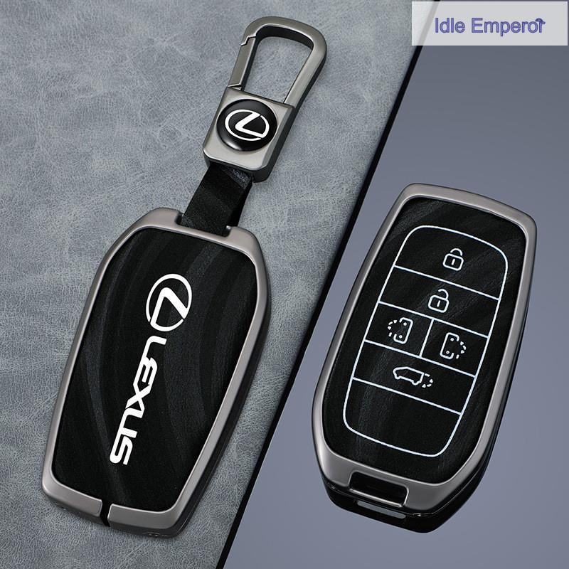 เคสกุญแจ Lexus LM300H LM350 LEX หัวเข็มขัดเปลือกโลหะคุณภาพสูง