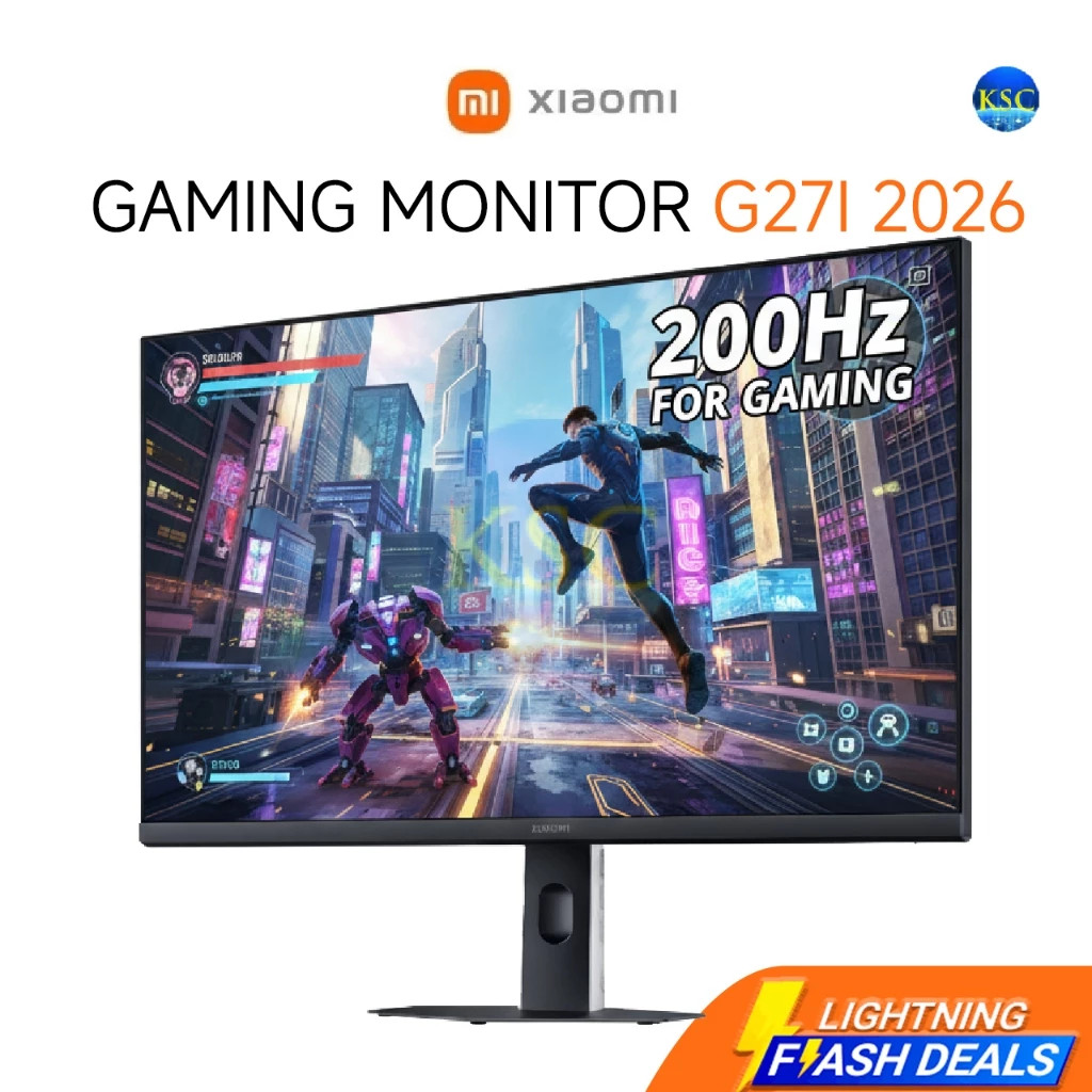 ส่งด่วน Xiaomi Gaming Monitor G27i G24i 2026 จอคอมเกมมิ่ง รีเฟรชสูง 200Hz 1ms HDR400 IPS fghsdrh