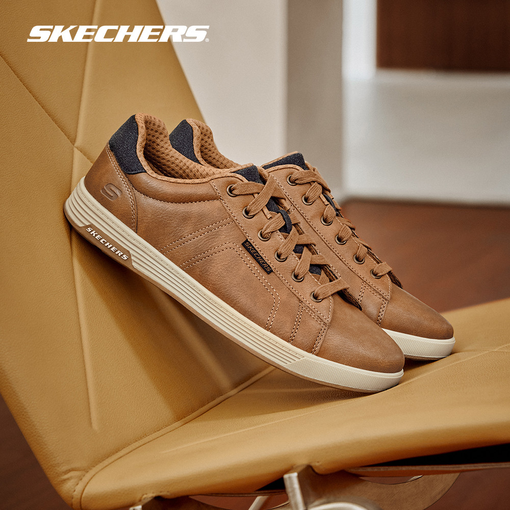 Skechers สเก็ตเชอร์ส รองเท้าผู้ชาย Men Cavell Usa Street Wear Shoes - 210946-LUG - Air-Cooled Memory Foam
