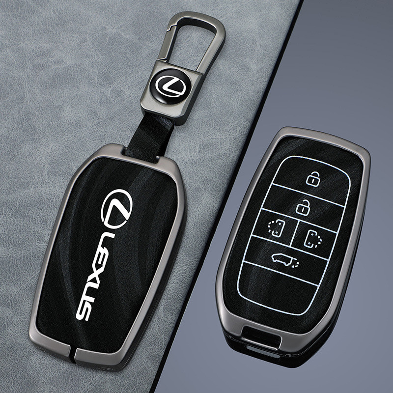 เคสกุญแจ Lexus LM300H LM350 LEX หัวเข็มขัดเปลือกโลหะคุณภาพสูง