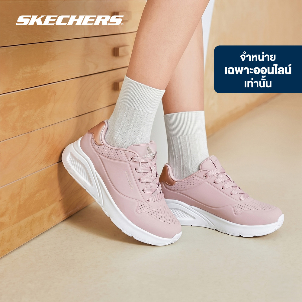 Skechers สเก็ตเชอร์ส รองเท้าผู้หญิง Women Online Exclusive Uno Lite Street Shoes - 177291-BLSH - Memory Foam