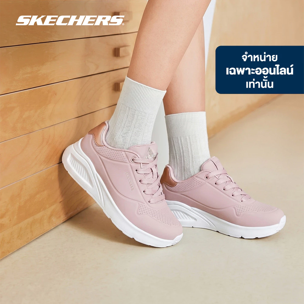 Skechers สเก็ตเชอร์ส รองเท้าผู้หญิง Women Online Exclusive Uno Lite Street Shoes - 177291-BLSH - Memory Foam
