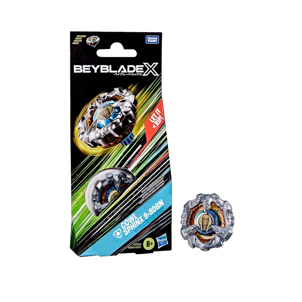 Beyblade X Cowl Sphinx 9-80GN Booster Pack Set with Defense Type Top - Takara Tomy [Directly from Ja
