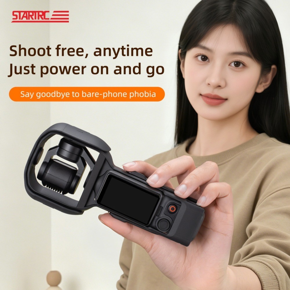 เหมาะสําหรับกระเป๋ากล้องแบบยืดหยุ่น DJI Pocket4/3, Pocket4 สามารถหมุนได้และ Flexibly Store ฝาครอบป้อ