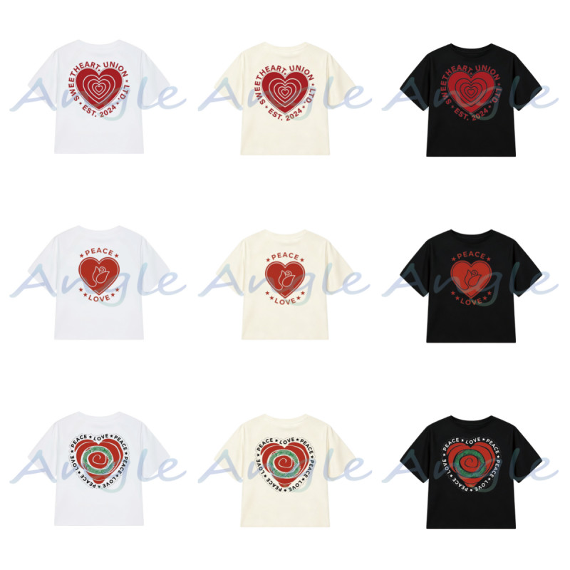 (จัดส่งตลอด 24 ชั่วโมง）Angle Official รุ่นใหม่ ทีชียืดมาก ตัวแปร่ง ทันสมัย ทีชี ผ้าเบาและสบาย ทีชีรุ่นใหม่ลายตัว   L810