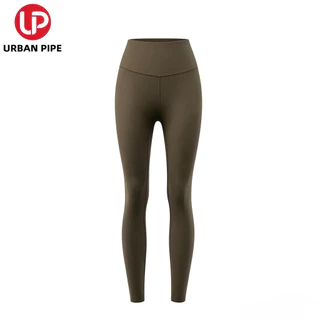 URBAN PIPE กางเกงโยคะขายาว กางเกงเลกกิ้ง กางเกงออกกำลังกายผู้หญิงเป้าไม่ยิ้มแบบไร้ตะเข็บหน้าเป้าเก็บสัดส่วน yg02
