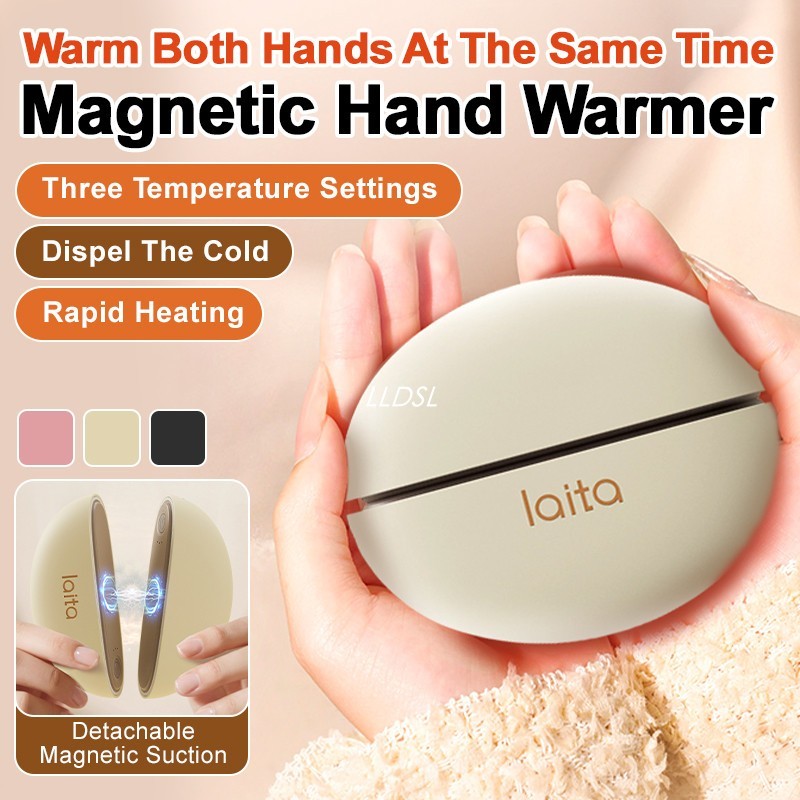 Fast Heating Dual Hand Warmer Magnetic Detachable Portable Hand Warmev Mini Cute Magnetic Hand Warme