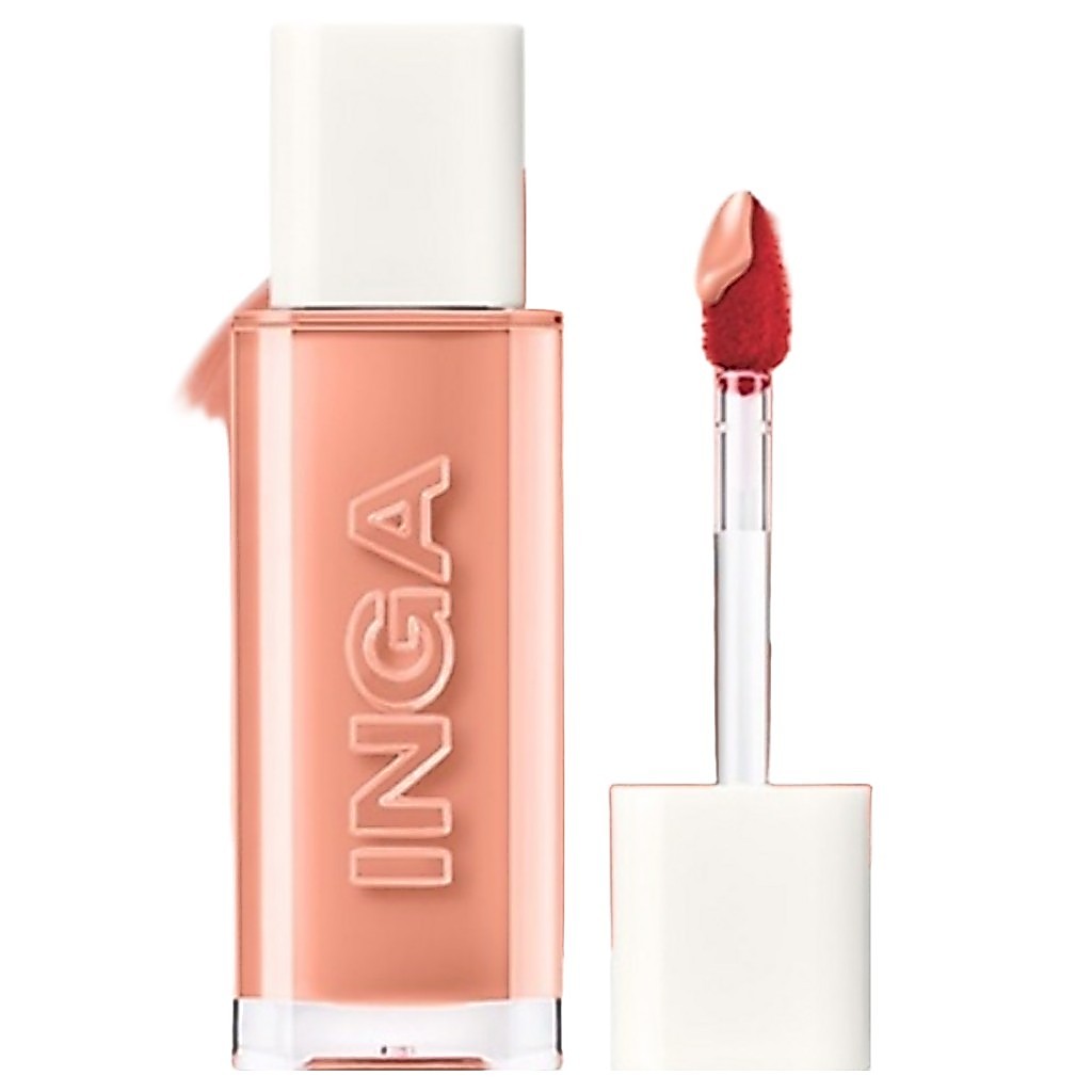 [inga] Water Glow Lip Tint, Bear Peach, 1 ชิ้น / Korean Lip Tint / Vibrant Color / Seller pick