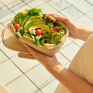 hako kubkang collapsible bowl กล่องข้าวพับได้ช่องเดียว