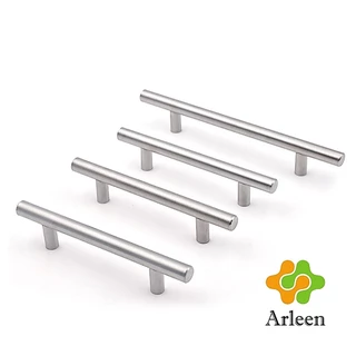 Arleen มือจับประตู ตู้ ลิ้นชัก วัสดุสแตนเลสสีขาว สไตล์นอร์ดิก มีหลายขนาด cabinet handle