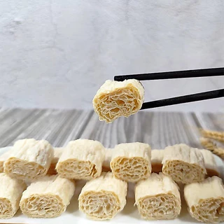 🫔ฟองเต้าหู้ดูดซุป ฟองเต้าหู้แห้ง หล่าล่า ชาบู สุกี้ เจ 100g 素黄金腐竹