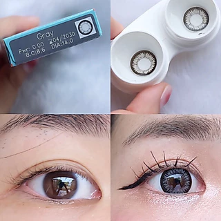 maxim คอนแทคเลน์สี รายเดือน รุ่นตาสวย กล่องสีฟ้า (1กล่อง 1 คู่)