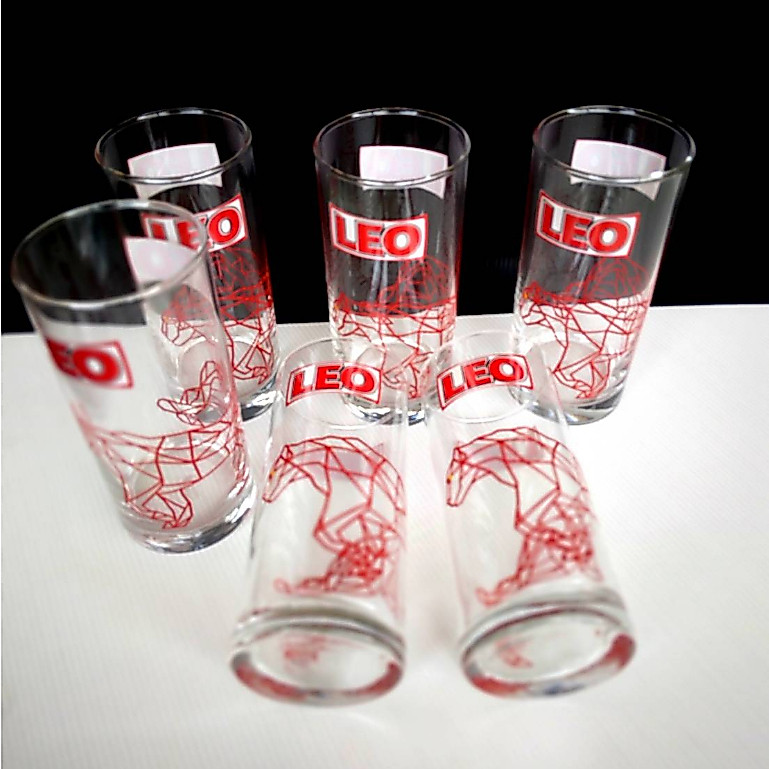 แก้วเบียร์ ลีโอ ขนาด 380 ml. ขายแพค 6ใบ สั่งได้แค่ รูปที่ 8