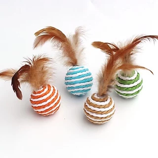 พร้อมส่ง️️(1 ชิ้น)⚾️ของเล่นแมว#ลูกบอลของเล่นแมว#หนูปลอม#หนูมีเสียง#ของเล่นแมวสารพัดแบบ