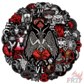❉ Satan Series 01 Classical Black Stickers ❉ 50Pcs/Set DIY Fashion Waterproof Doodle Decals Stickers