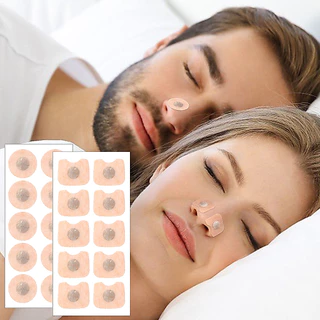 Anti-snoring ปรับปรุง Sleep Quality แผ่นแปะหายใจจมูก-เพิ่ม Air Intake แม่เหล็กดูดแถบจมูกเครื่องมือความงาม