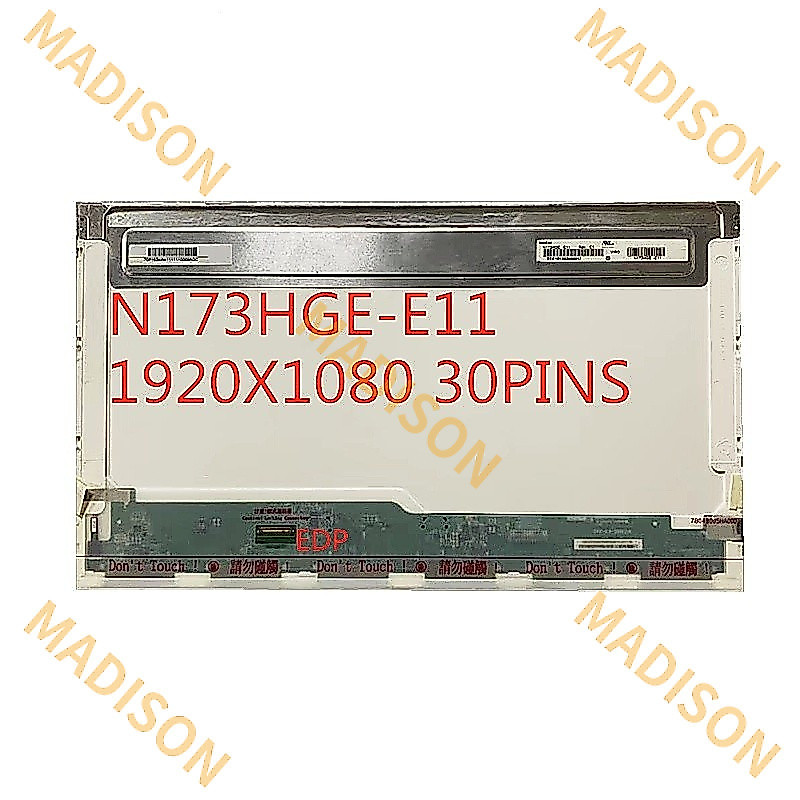 จอแสดงผล LCD EDP 30 พิน 17.3 นิ้ว N173HGE-E11 N173HGE-E21 b173htn01.1 1920*1080 FHD