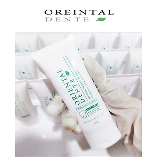 ออเรนทัล เดนเต้ - Oriental Dente ยาสีฟันสมุนไพรสูตรพรีเมี่ยม ลดกลิ่นปาก ดูแลเหงือก ลดคราบฟัน ป้องกันบ.จ.