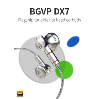 BGVP DX7 หูฟัง เอียร์บัด ไดรเวอร์ไดนามิก เปลี่ยนท่อนำเสียงได้ รองรับ Hi-Res ประกันศูนย์ไทย