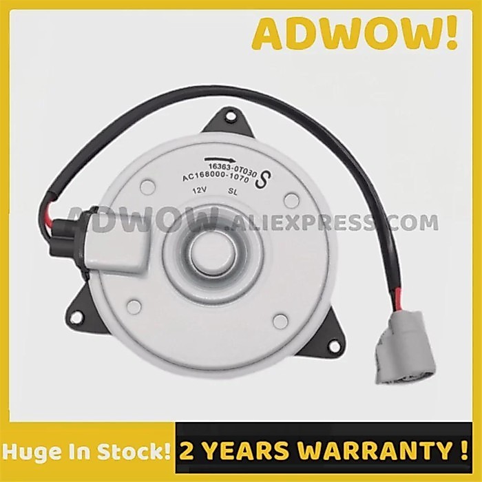 New 16363-0T030 16363-22120 Motor Electric Engine Radiator Cooling Fan 163630T030 for Toyota Coroll