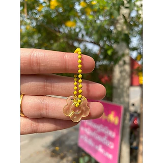 พวงกุญแจดอกไม้ สุ่มคละสี 1 ชิ้น พร้อมส่ง 📌