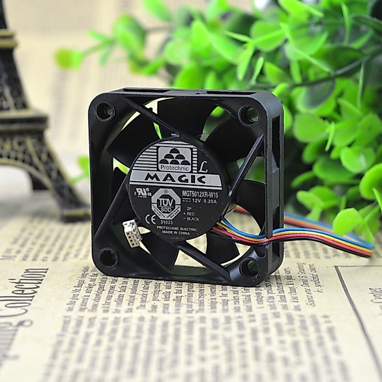 HY ORIGINAL MAGIC MGT5012XR-W15 12V 0.20A 5CM 5015 4WIRES PWM FAN