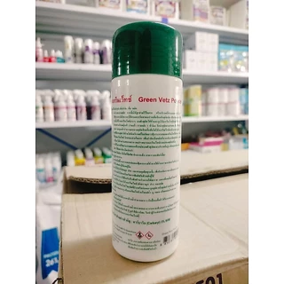 3 กระป๋อง แป้งเห็บหมัด สำหรับน้องหมา น้องแมว Green Vetz 150 กรัม