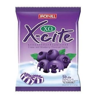 (50เม็ด) เอ็กซ์โซ XO X-cite ลูกอมหลากรสต่างๆ กาแฟ,ชามะนาว,บัตเตอร์คาราเมล,ผลไม้รวม มีให้เลือก 7 รส