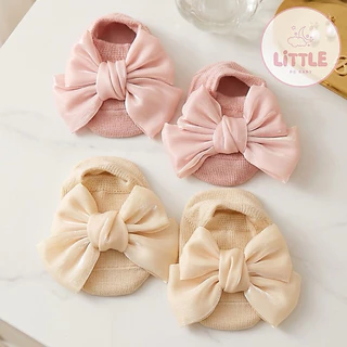 Newถุงเท้าสำหรับเด็กอ่อนเด็กผู้หญิง(รุ่นlittle baby bow)🇹🇭พร้อมส่ง🇹🇭