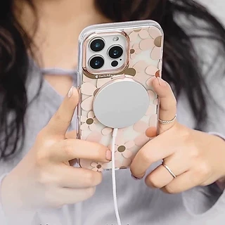 จัดส่งจากไทย เร็ว1-2วัน MOOPHE เคสดอกไม้ เคส แม่เหล็ก ชาร์ได้ สำหรับ iPhone i11 i12 i13 i14 i15 i16 i16e