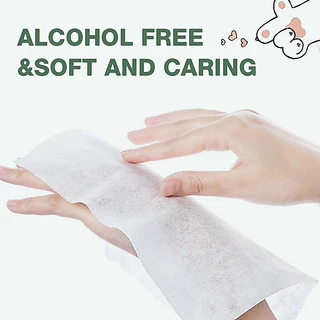 TUBI Pet Wipes สุนัขเช็ดแมวเช็ด การป้องกันแอลกอฮอล์
