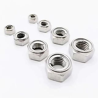น็อตกันคลาย ยู-ล็อค เกลียวมิล หยาบ Stanless Steel SUS 304 Metric Thread U-Lock Nuts.