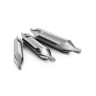 ดอกนำศูนย์ HSS 60องศา สีเงิน CENTER DRILL HSS ขนาด 1mm - 6mm