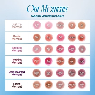 [ fwee ] Lip&Cheek Blurry Pudding Pot 5g ลิปเเละบลัช เนื้อนุ่มเกลี่ยง่ายดังพุดดิ้ง