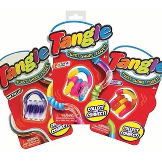 ➿ของแท้ พร้อมส่ง➿Tangle Fidget Toy ของเล่นคลายเครียด ห่วงบิด ต่อกันให้ยาวได้ เล่นได้ทุกวัย มี มอก ราคาต่อ1ชิ้น คละสี/แบบ