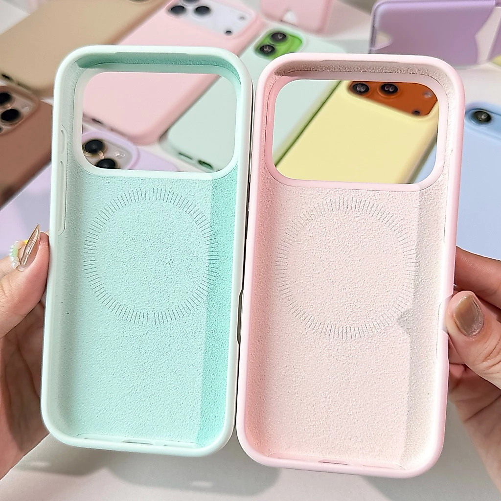 [i17]พร้อมส่ง 18โทนสี🎀 E8S23 Premium Case เคสพรีเมี่ยมซิลิโคนชาร์จไร้สาย🍋(3) เคสซิลิโคนแม่เหล็ก เคสไอโฟน for i17air-17Pm thumbnail 3