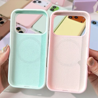 [i17]พร้อมส่ง 18โทนสี🎀 E8S23 Premium Case เคสพรีเมี่ยมซิลิโคนชาร์จไร้สาย🍋(3) เคสซิลิโคนแม่เหล็ก เคสไอโฟน for i17air-17Pm