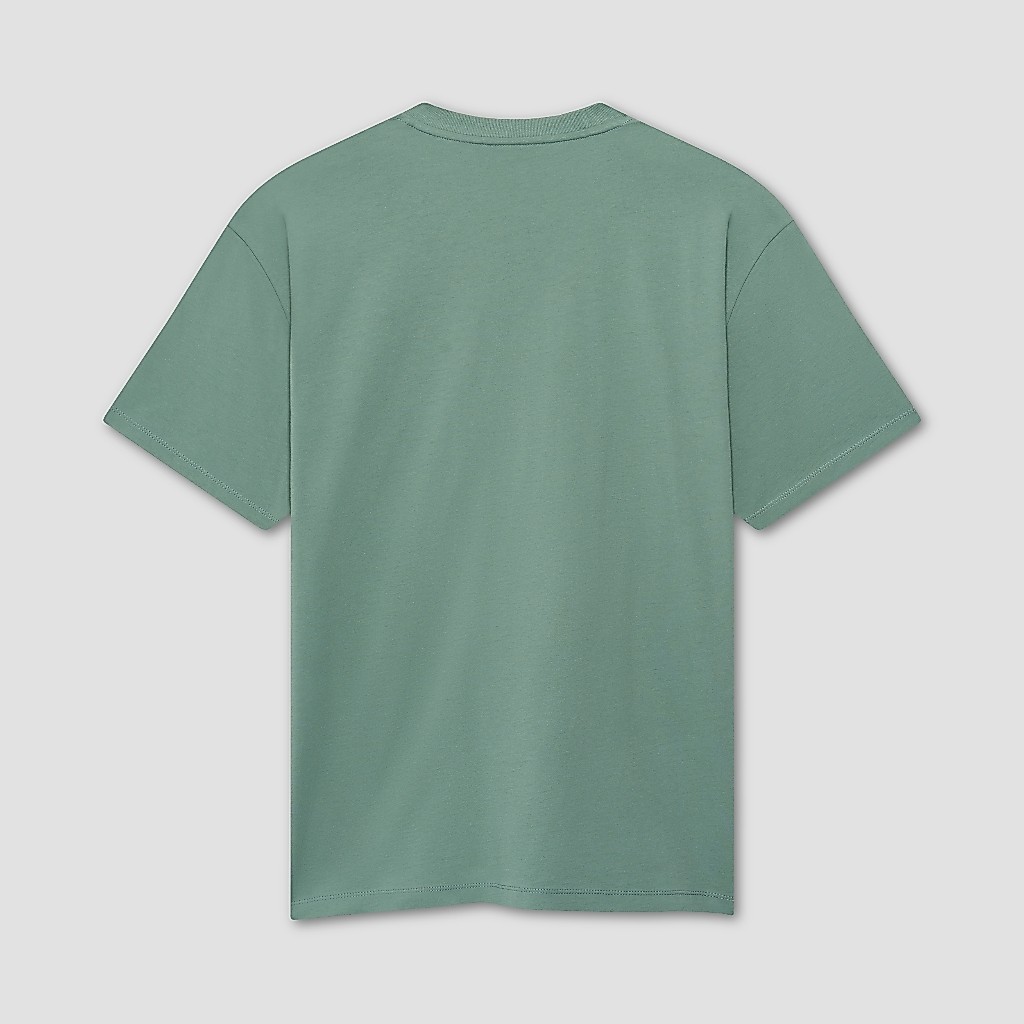 DAVIE JONES تيشيرت رجالي Graphic Regular Fit — أخضر فاتح