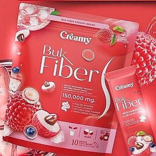 (📍กดในไลฟ์ถูกกว่า📍)🩷 Buk Fiber Creamy🩷 บุก ไฟเบอร์ ครีมมี่ ดีท็อกซ์ 1 ห่อ 10 ซอง