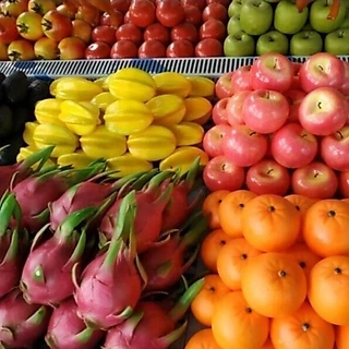 ผลไม้ปลอม แต่งร้านค้า ผลไม้ ส้ม กล้วย เลม่อน แตงโม เสาวรส อุปกรณ์ประกอบฉาก แต่งบ้าน โต๊ะอาหาร พร๊อพถ่ายภาพ