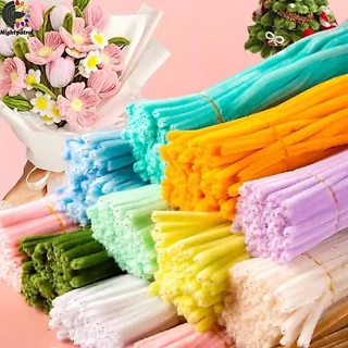 ลวดกำมะหยี่ DIYเซทลวดกำมะหยี่ ทำงานฝีมือ งานฝีมือ ประดิษฐดอกไม้ Chenille （20,100pcs）